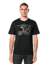 ALPINESTARS T-shirt MA helmet Tee Black